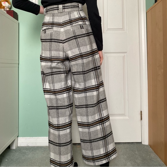 Wide Leg Wool Pants - Picture 3 of 6